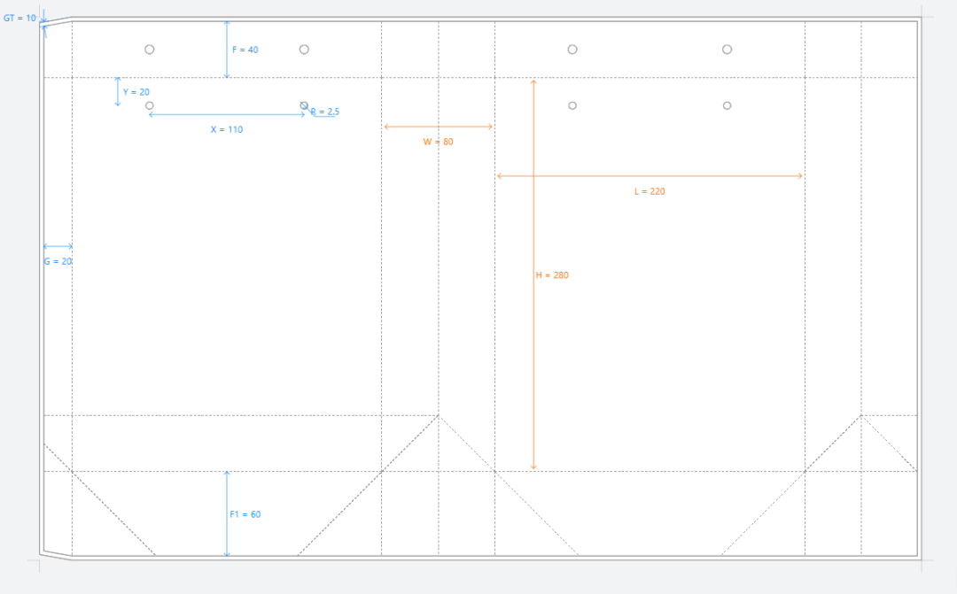 手提袋的制作，手提袋制作示意图（一）