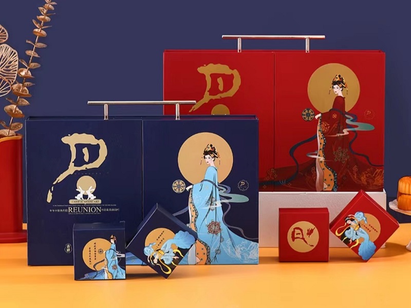 月饼包装盒定做:国潮风 2022年最有颜值范的月饼包装盒定做欣赏