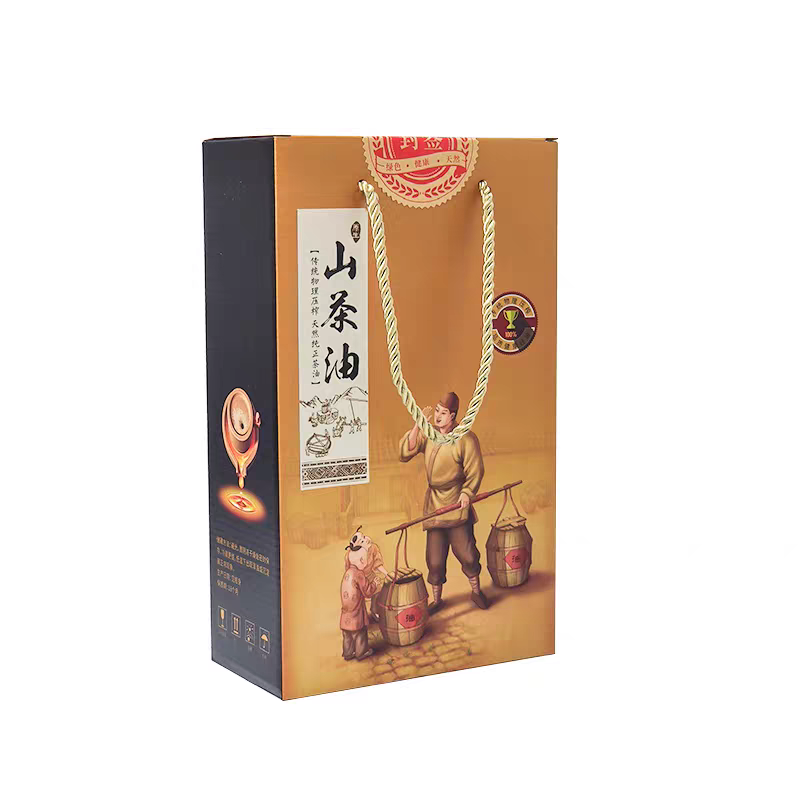 小磨香油包装礼品盒制作要点:如何选择材料与工艺制作(二) 小磨香油包装礼品盒制作要点:如何选择材料与工艺制作(二)